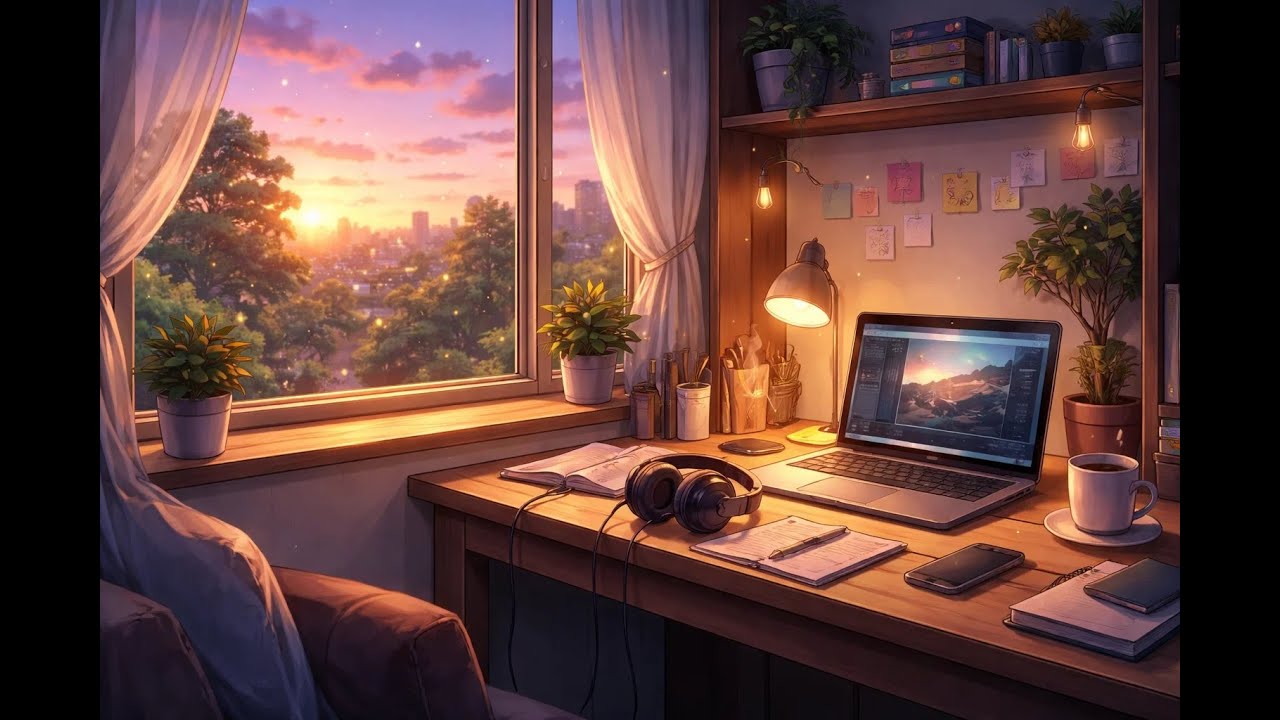 Chill music for study, work and focus