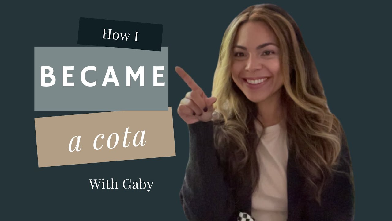 How I became a COTA