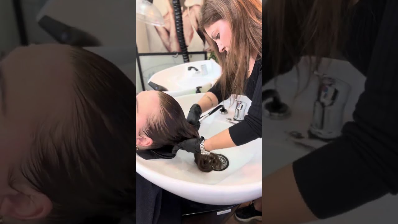 Время массажа и расслабления. זמן לעיסוי והרפיה #hairstyle #haircare #relaxing 