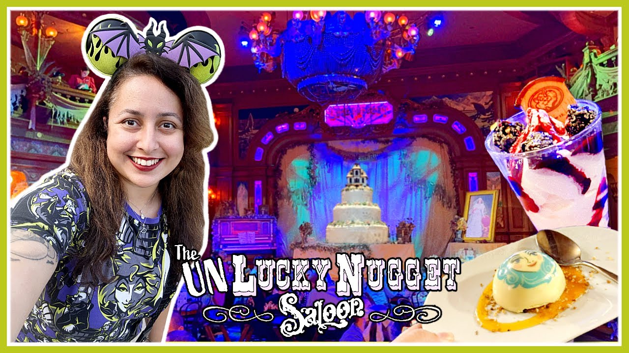 Ресторан PHANTOM MANOR в Диснейленде, Париж! Салун UNLUCKY NUGGET: полный спектр развлечений 2025...