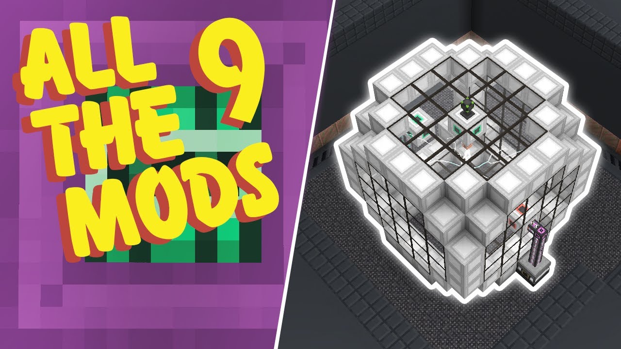 All The Mods 9 Modded Minecraft EP32 Antimatter SPS & Induction Matrix Power Storage