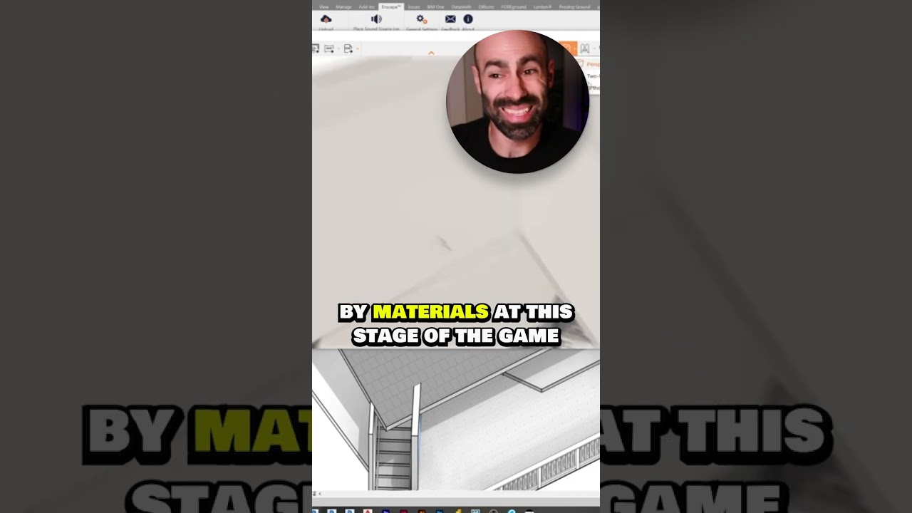 Использование Enscape в качестве инструмента дизайна с #Revit...? #shorts