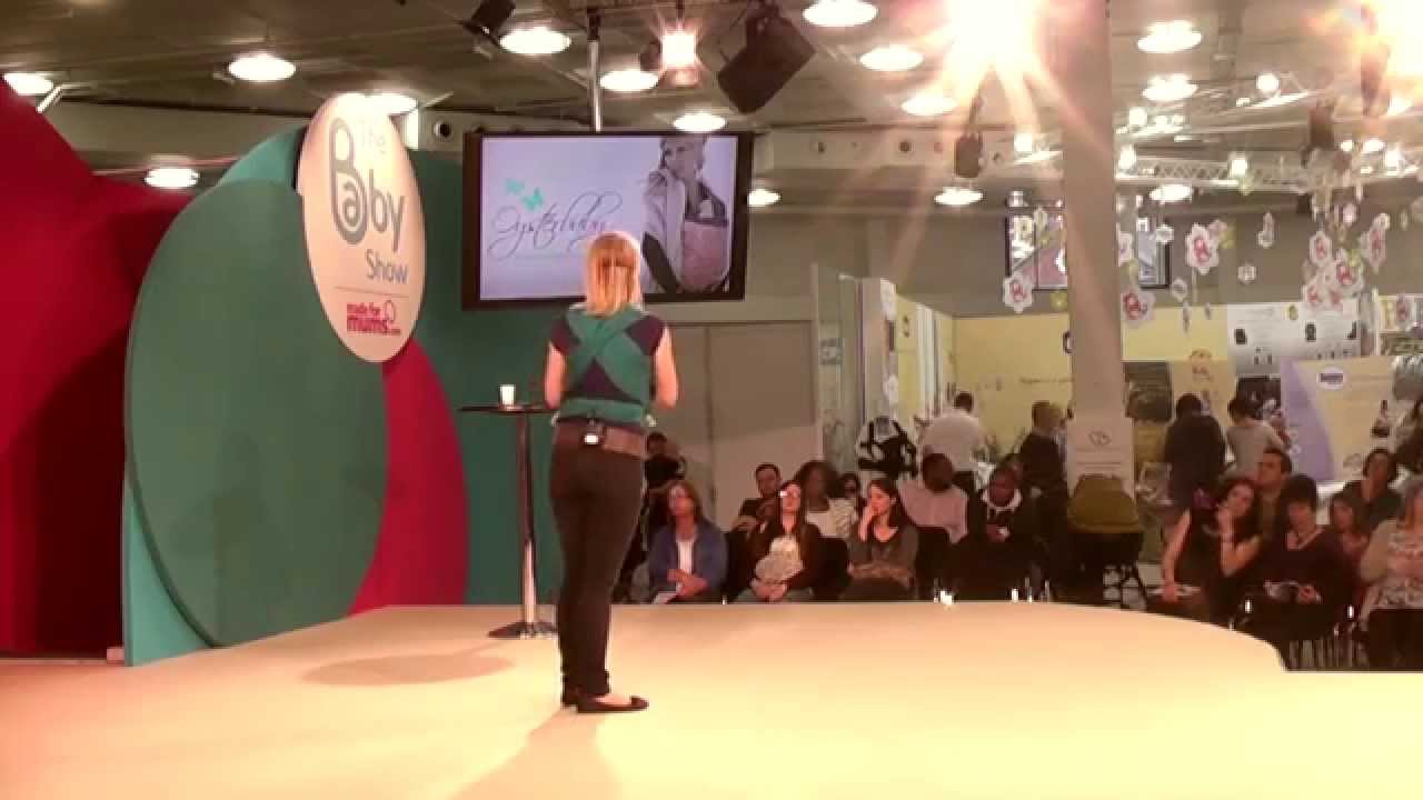 Slings and carriers what's right for you  Baby wearing talk at the baby show Olympia