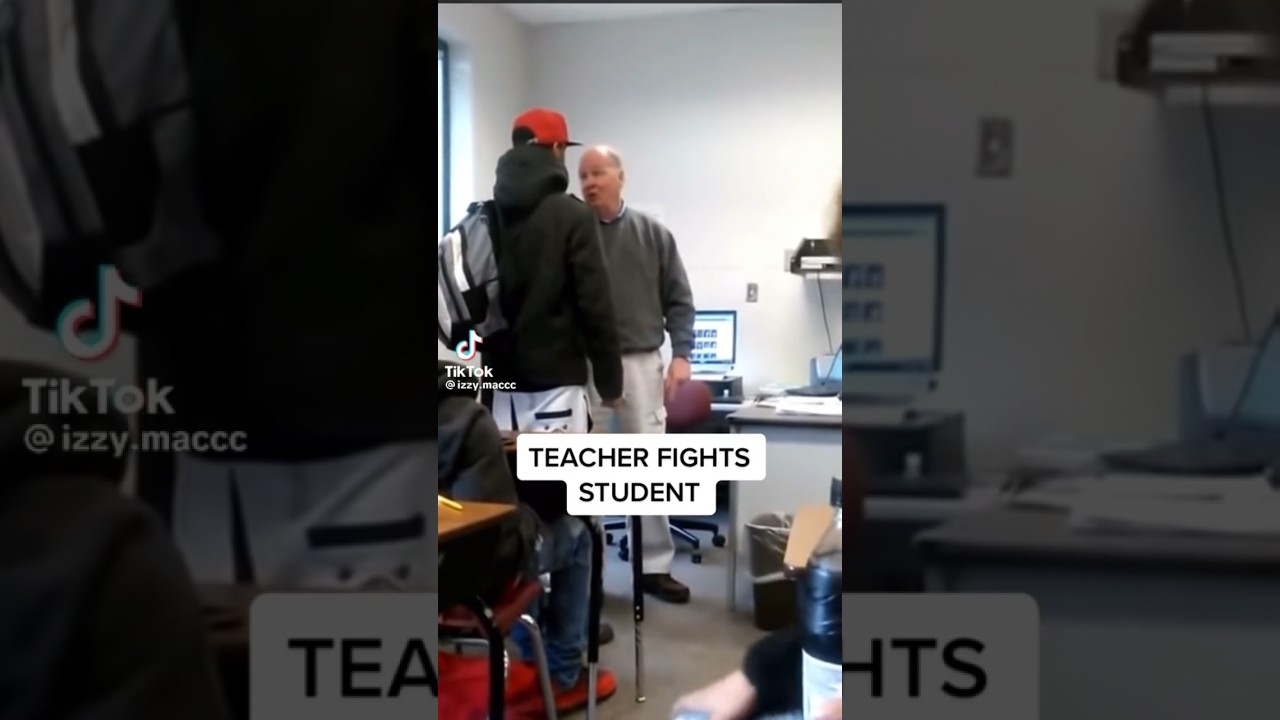 white teacher fights black student‼️wtf #trending #viral #youtubeshorts #funny #youtube #fight