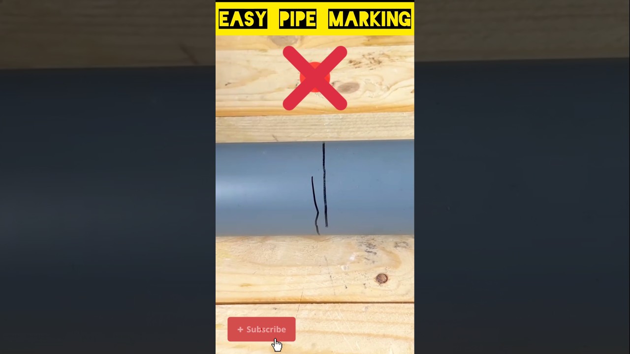 Easy pipe marking kating trick ideas #easy #tricks #hack #solutions #pipehandling #piping #pipelinin