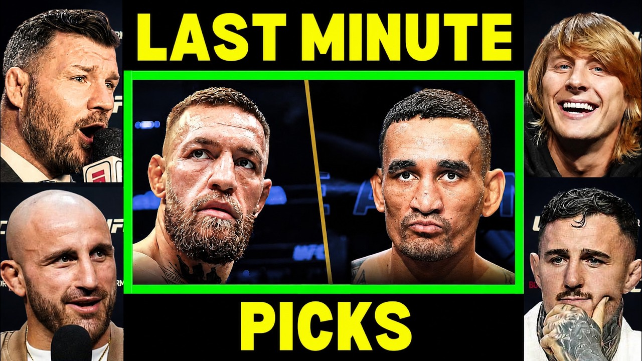 UFC Fighters 'Final Predictions' for Conor Mcgregor vs Max Holloway 2 | UFC 329