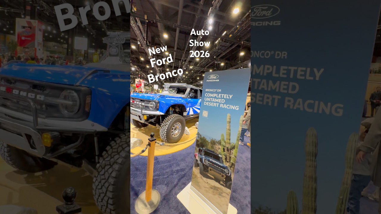 WOW NEW FORD BRONCO 2026 CHICAGO AUTO SHOW #newtrucks2026 #autoshow2026 #fordbronco