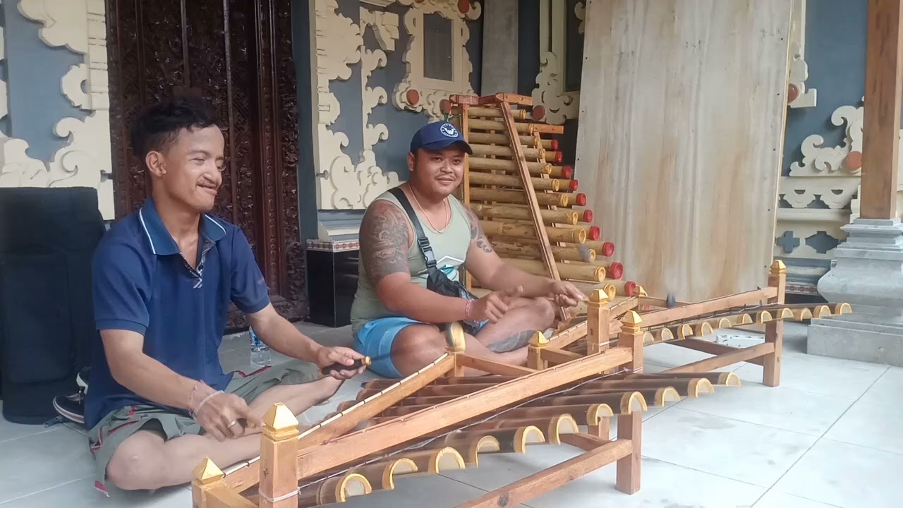 Rindik bali bambu hitam // gending rindik 