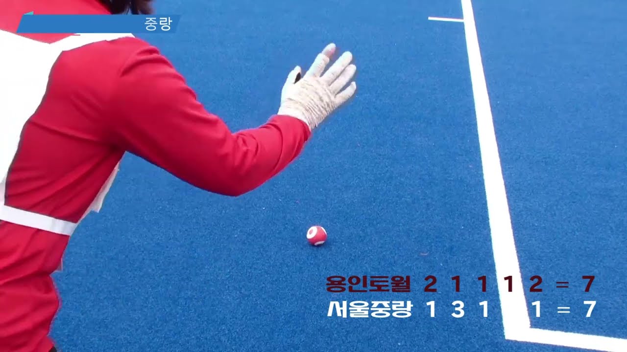 용인토월이 3분 남겨놓고 또 뒤집었다   31회 전국 문체부장관 게이트볼대회(龍仁トウォルが3分残してまた裏返した31回全国文体部長官ゲートボール大会)