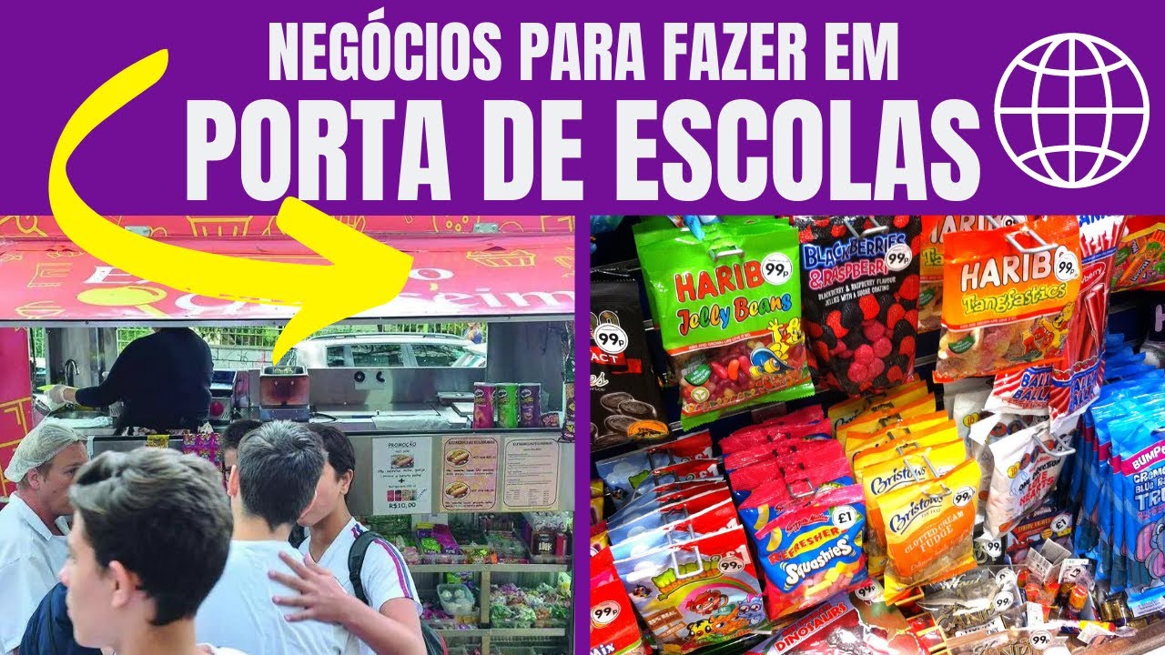O QUE VENDER NA PORTA DE ESCOLAS [4 IDEIAS de NEGÓCIOS]