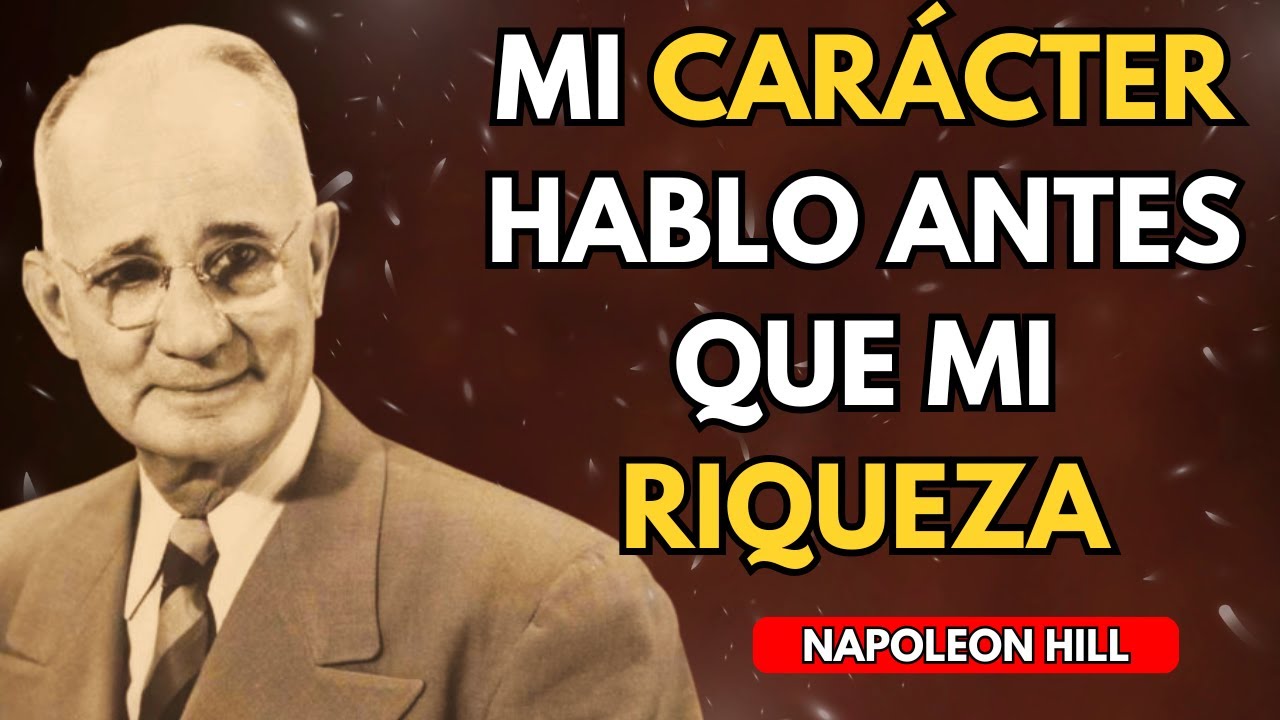 Napoleon Hill | Mis hábitos financieros revelaron mi carácter antes que mi riqueza