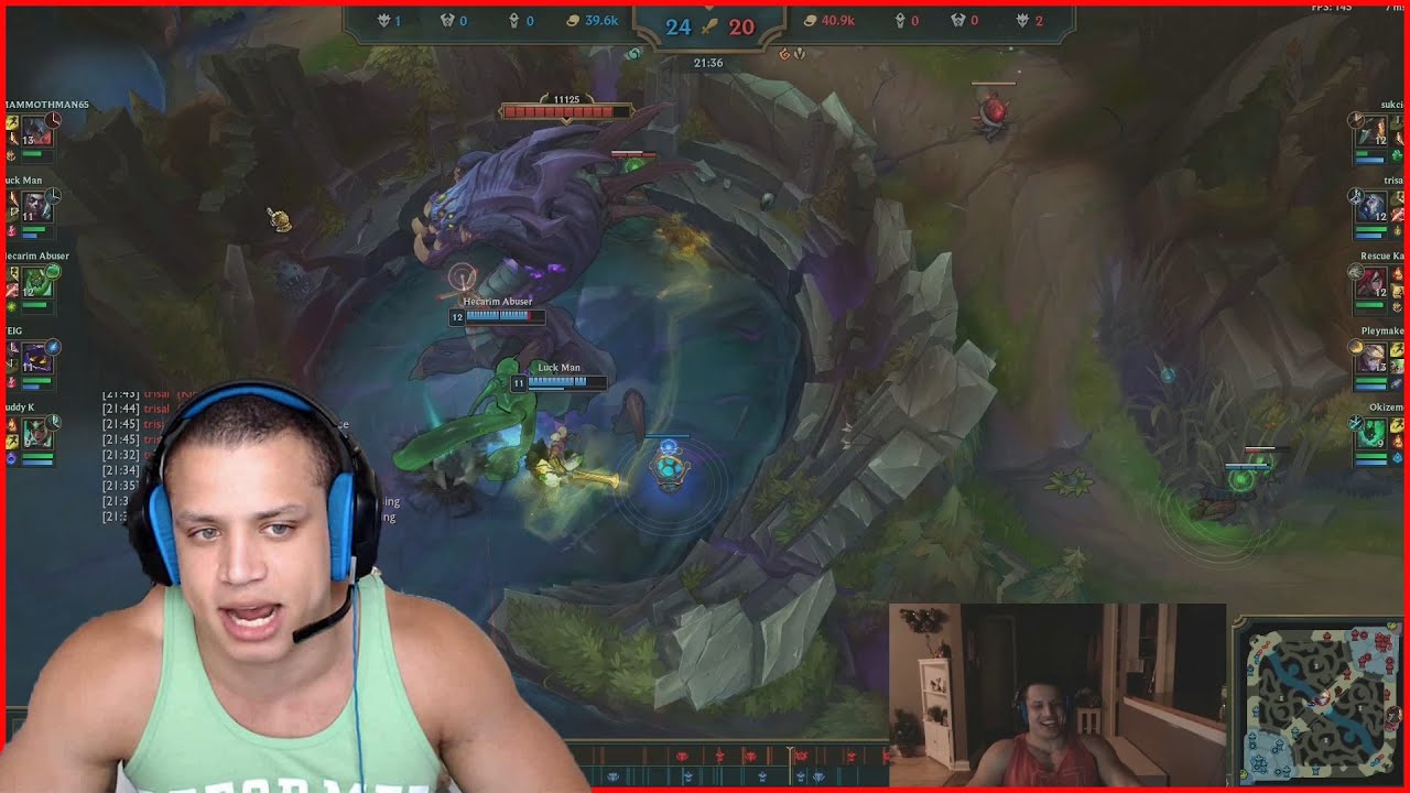tyler1: 2 vs baron kekw