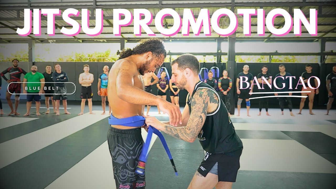 BJJ White Belt to Blue Belt Promotion | Bangtao Muay Thai & MMA