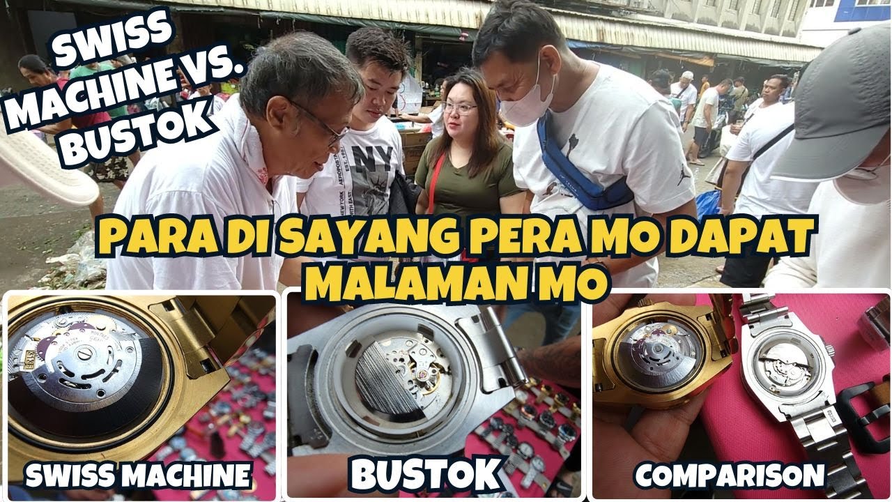 PARA DI SAYANG ANG PERA MO PAGKAKAIBA NG SWISS MACHINE AT BUSTOK |  BURAOTAN SA TONDO MANG BOY.