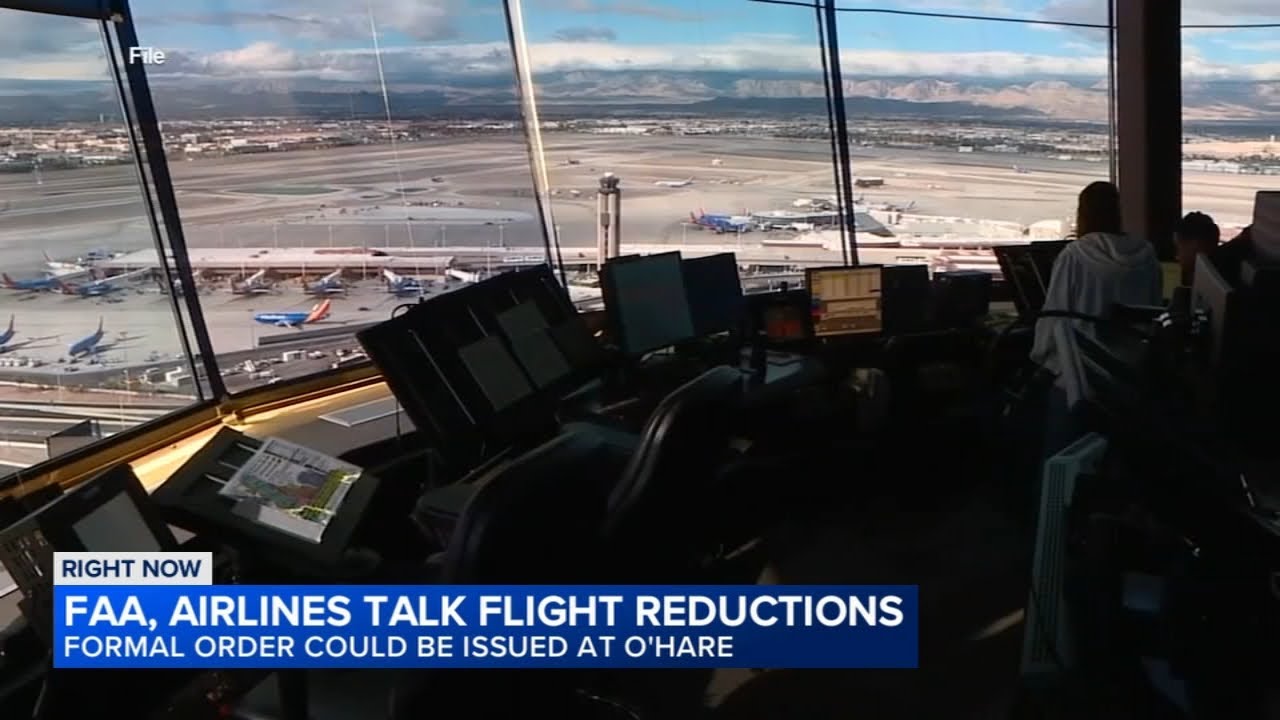 FAA, airlines meet amid order to reduce flights at O'Hare airport for 2026 summer travel