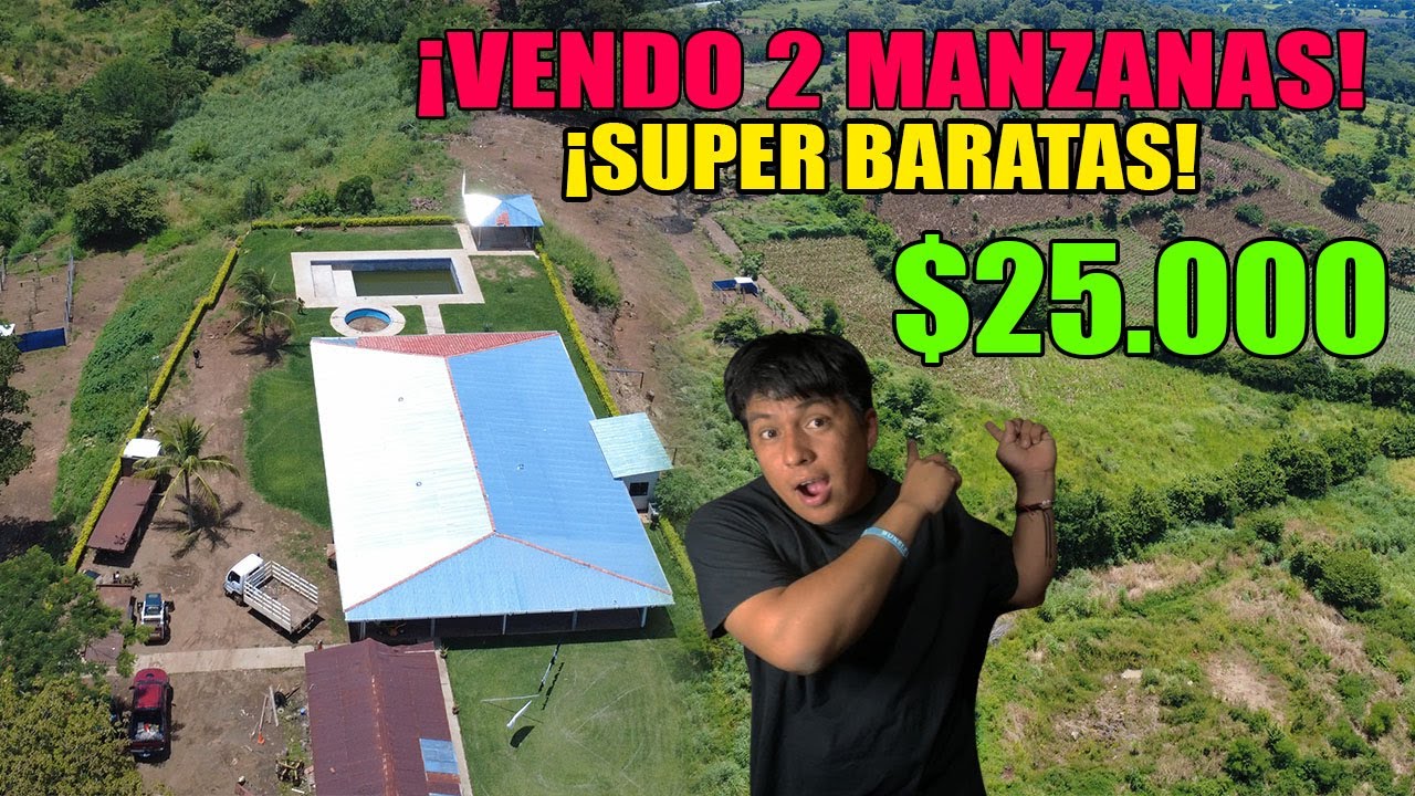 Vendo 2 Manzanas de terreno a 5 minutos de la carretera con acceso a Rio en Ahuachapan