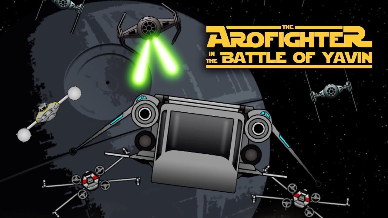 Arofighter in the Battle of Yavin (old version)
