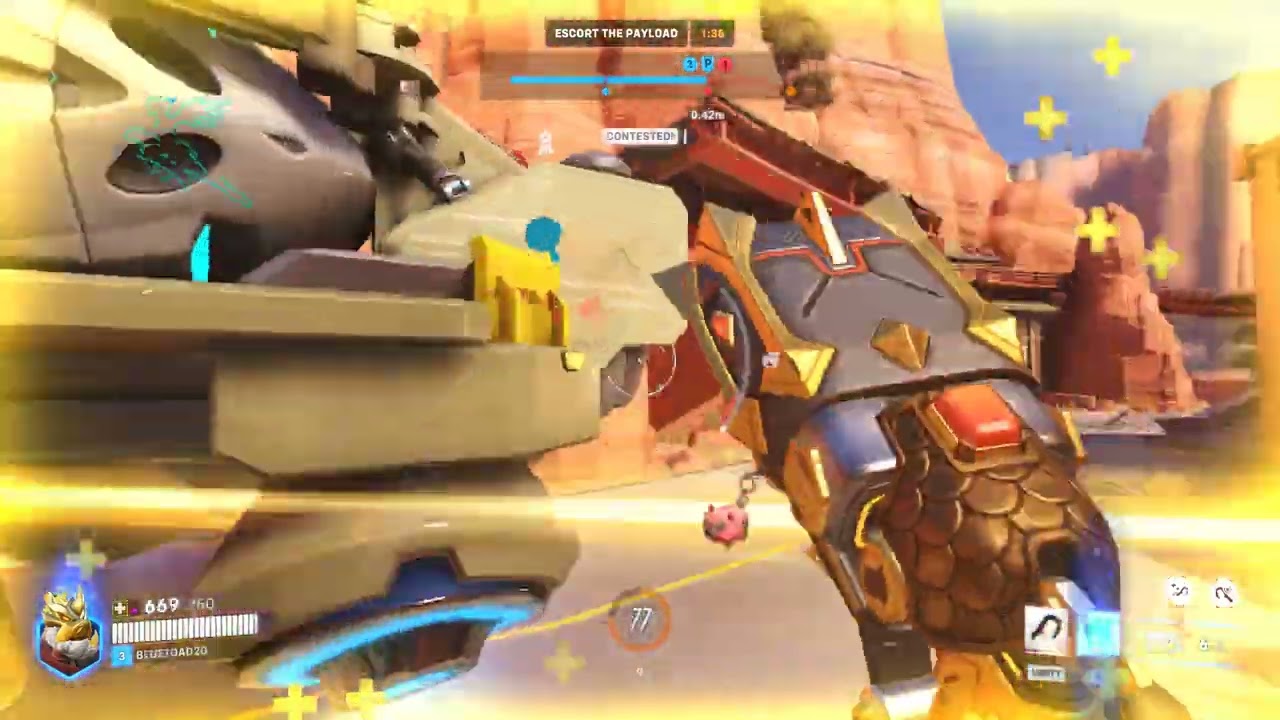 Overwatch Clip - Wacky Hog Cart Gameplay