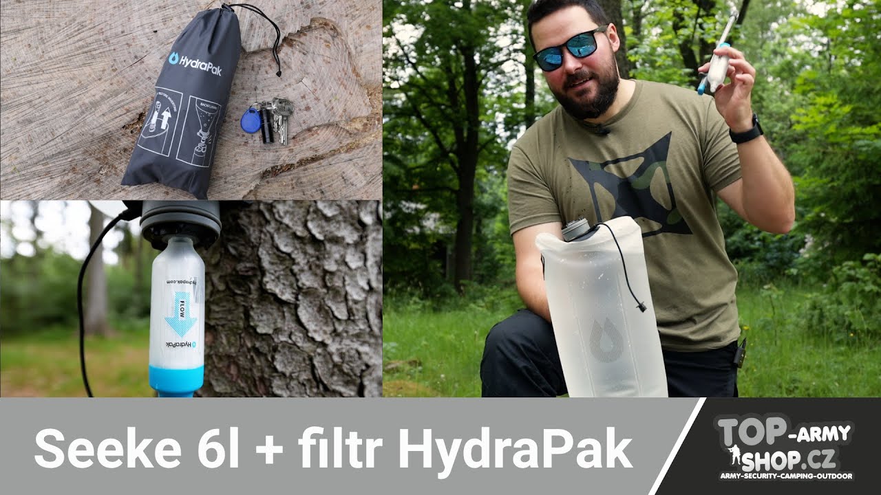 Skládací vak Seeker™+ filtr HydraPak®, 6 l