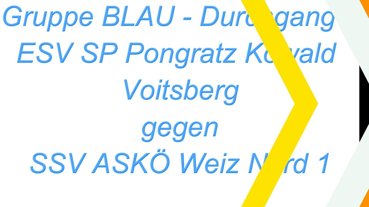 84. Staatsmeisterschaft Herren Salzburg VR blau Voitsberg gegen Weiz Nord