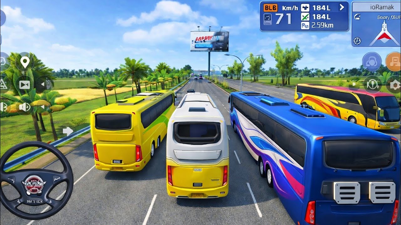 “Crazy Bus Overtake Challenge 🔥 | Real Bus Driving 3D”