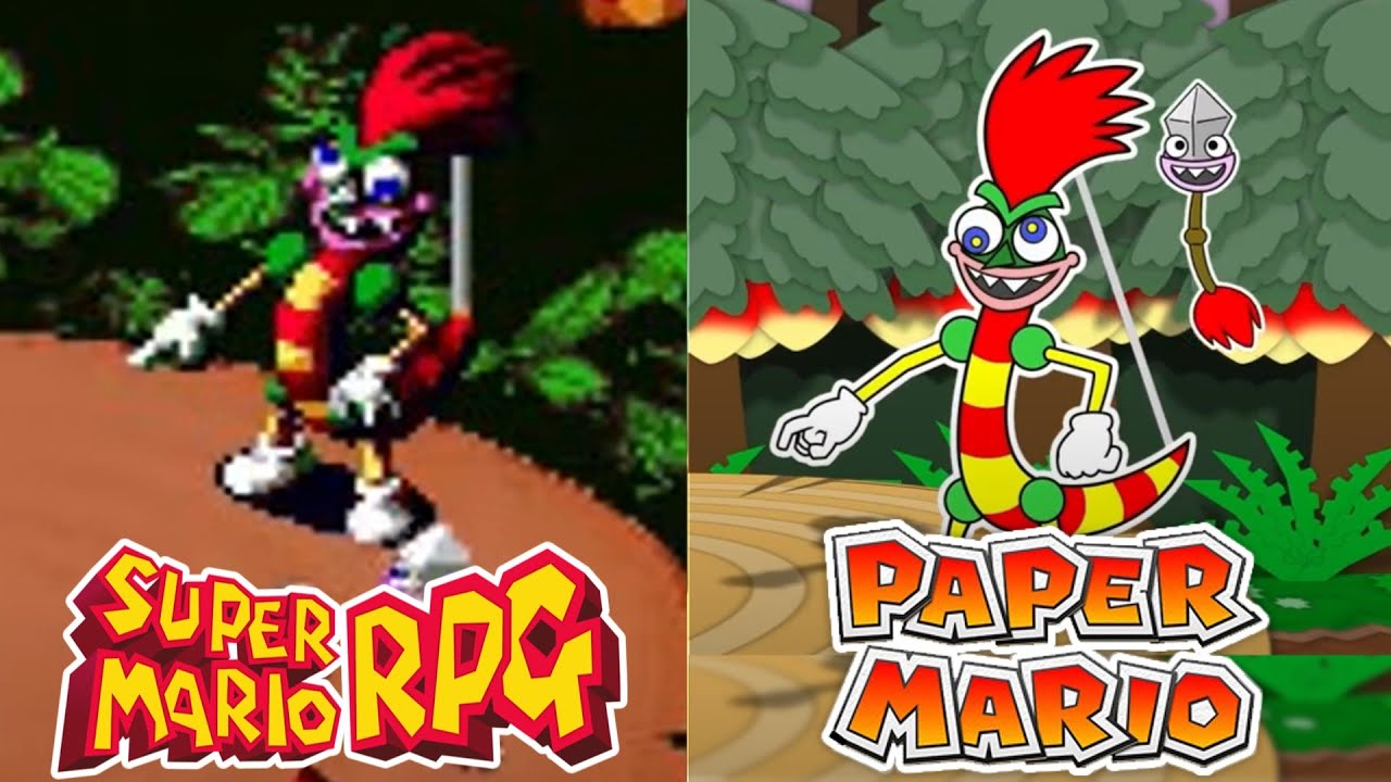 【SUPER MARIO RPG】ユミンパ戦 Bowyer boss fight【PAPER MARIO Style】