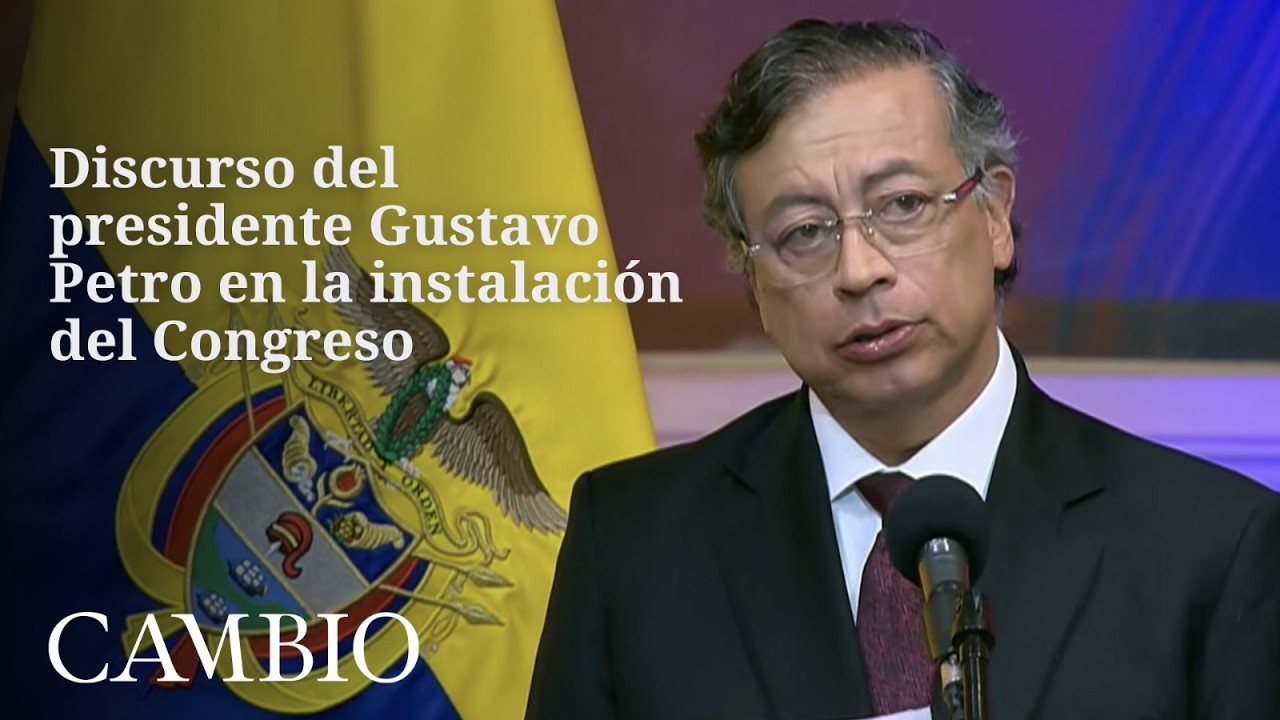 🔴 EN VIVO | Discurso de Gustavo Petro en la Instalaci&oacute;n del Congreso 2026-2030 | &Uacute;ltima intervenci&oacute;n