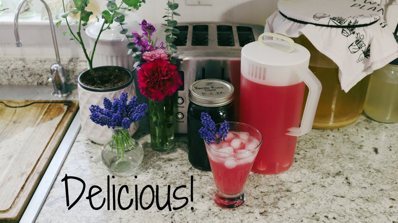 Grape Hyacinth Lemonade