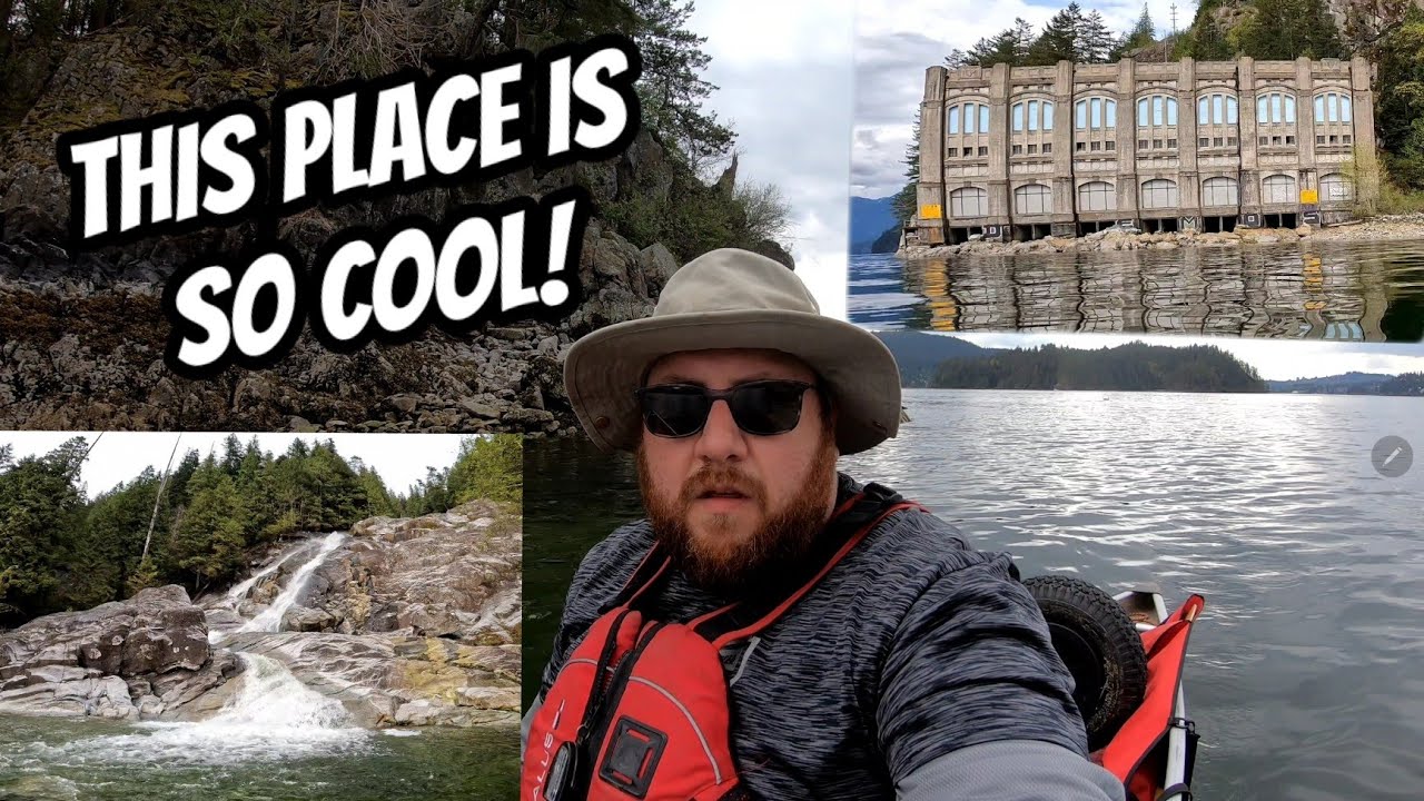 Solo Canoeing The Indian Arm - Epic Waterfall Campsite