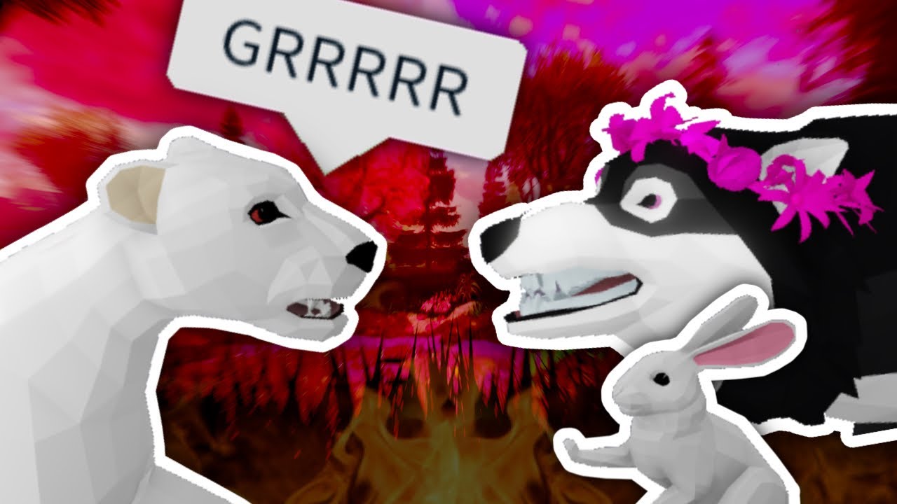 БОРЮЩИЕСЯ ЛЮДИ в Animal Life: Forest Roleplay Roblox