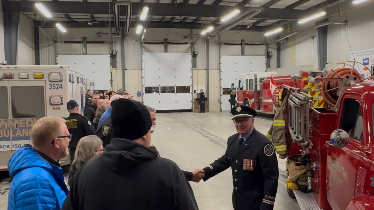 Innisfil Fire Rescue Service - Capt. Wayne Ayres Retirement (62 Years of Service)