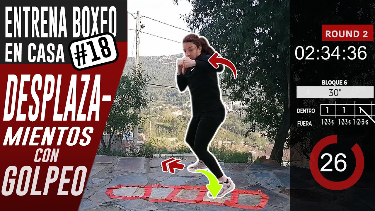 🥊 ENTRENA 𝗕𝗢𝗫𝗘𝗢 en 𝗖𝗔𝗦𝗔 #18 ▶︎ 𝗗𝗘𝗦𝗣𝗟𝗔𝗭𝗔𝗠𝗜𝗘𝗡𝗧𝗢𝗦 𝗚𝗢𝗟𝗣𝗘𝗔𝗡𝗗𝗢 🎯 ¡No seas un BLANCO FÁCIL!  (Nivel 1)