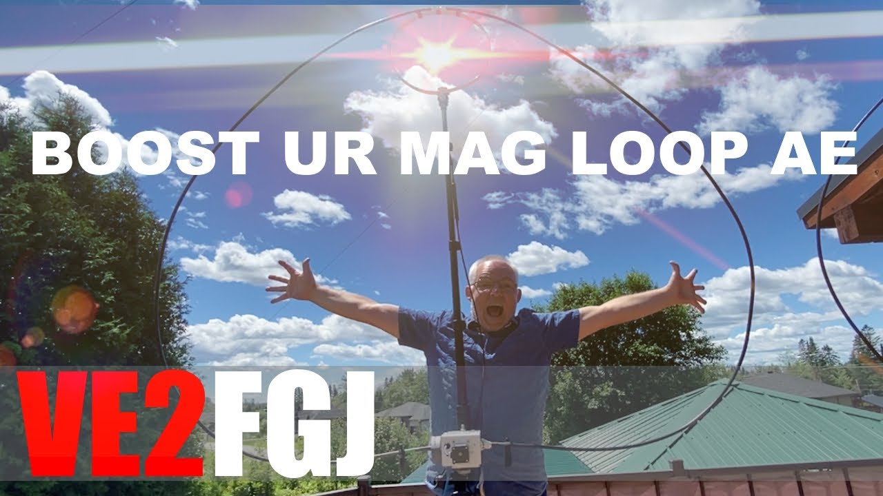 Boost your Magnetic Loop Antenna on 20M 40M 80M - Chameleon F-Loop 3.0 and others