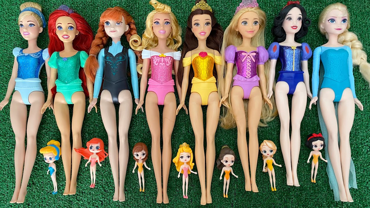 Cute Miniatures Disney Princess Frozen ELSA & Annall! elsa satisfying unboxing