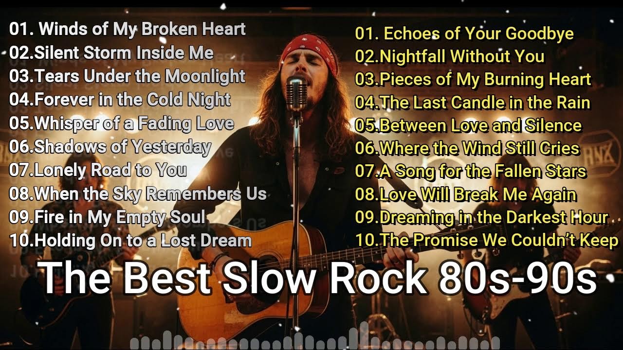 Scorpions, Aerosmith, BonJovi, Led Zeppelin, The Eagles Greatest Hits Slow Rock Ballads 70s 80s 90s.