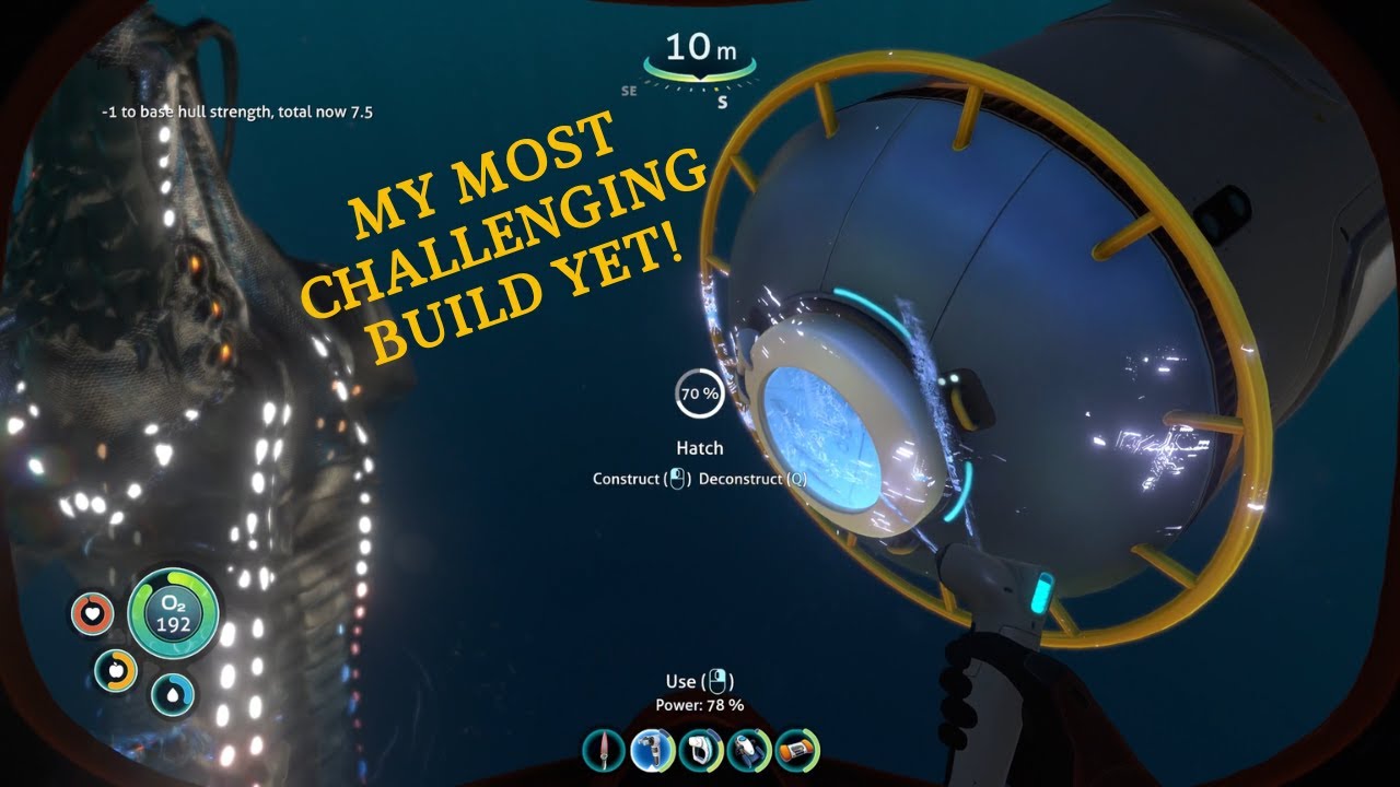 Subnautica | Я пытался построить базу, куда никто не осмелится зайти! | Гигантская обсерватория. ...