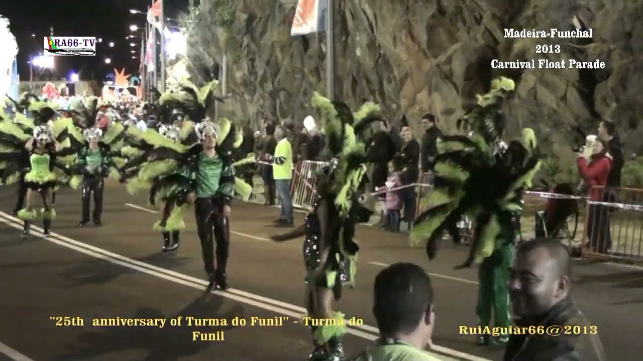 Carnaval na Madeira Funchal 2013 Os 25 anos da Turma do Funil. Carnival in Madeira Part 2