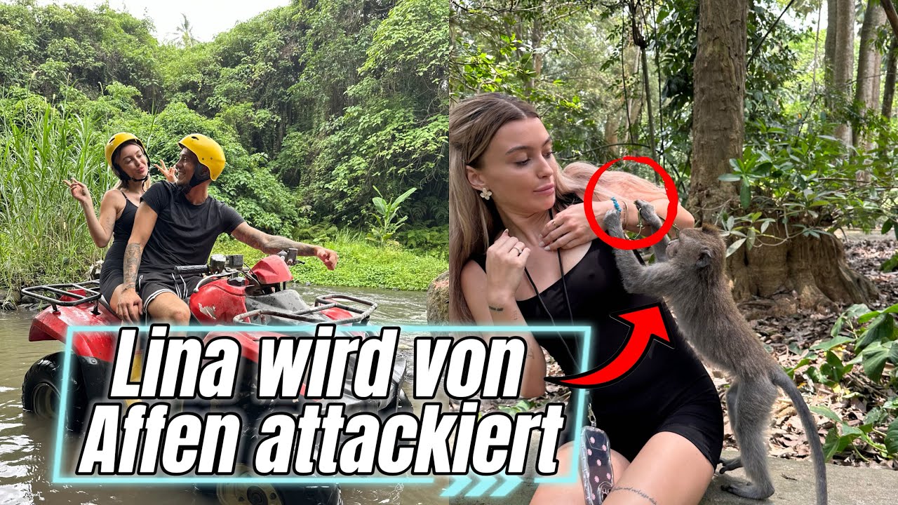 AFFE KLAUT LINA‘S HANDY?!🙉🤯 Buggy-Tour auf BALI🌺 & Affenwald🌳
