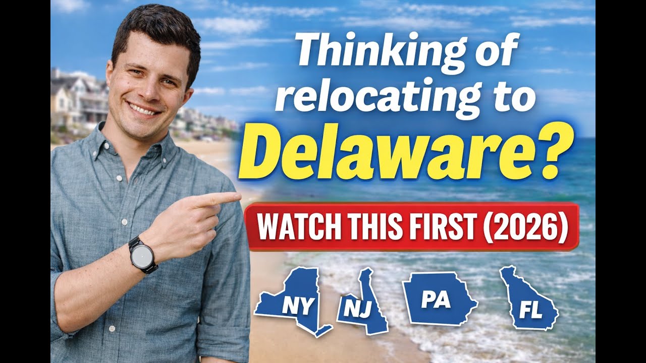 Thinking of relocating to Delaware? Watch this first! (2026)