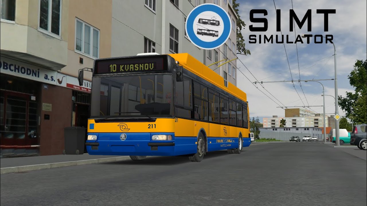 Simt simulátor - linka 10 do Kvasnova s Škoda 24Tr Citybus