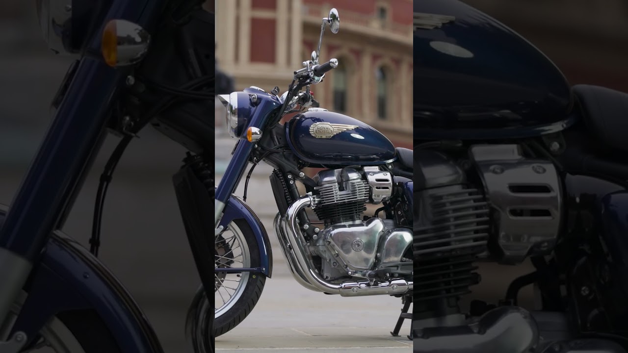 The Bullet 650 in Battleship Blue