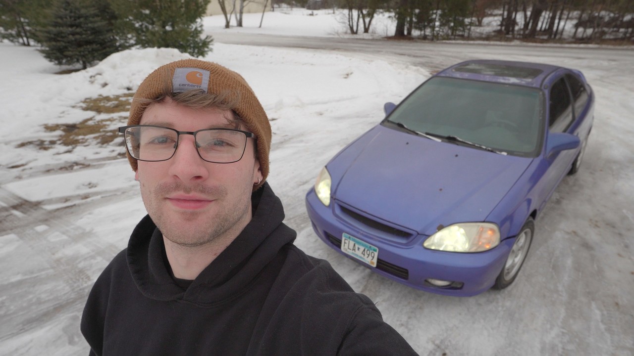 I drove the civic, and it was a success
