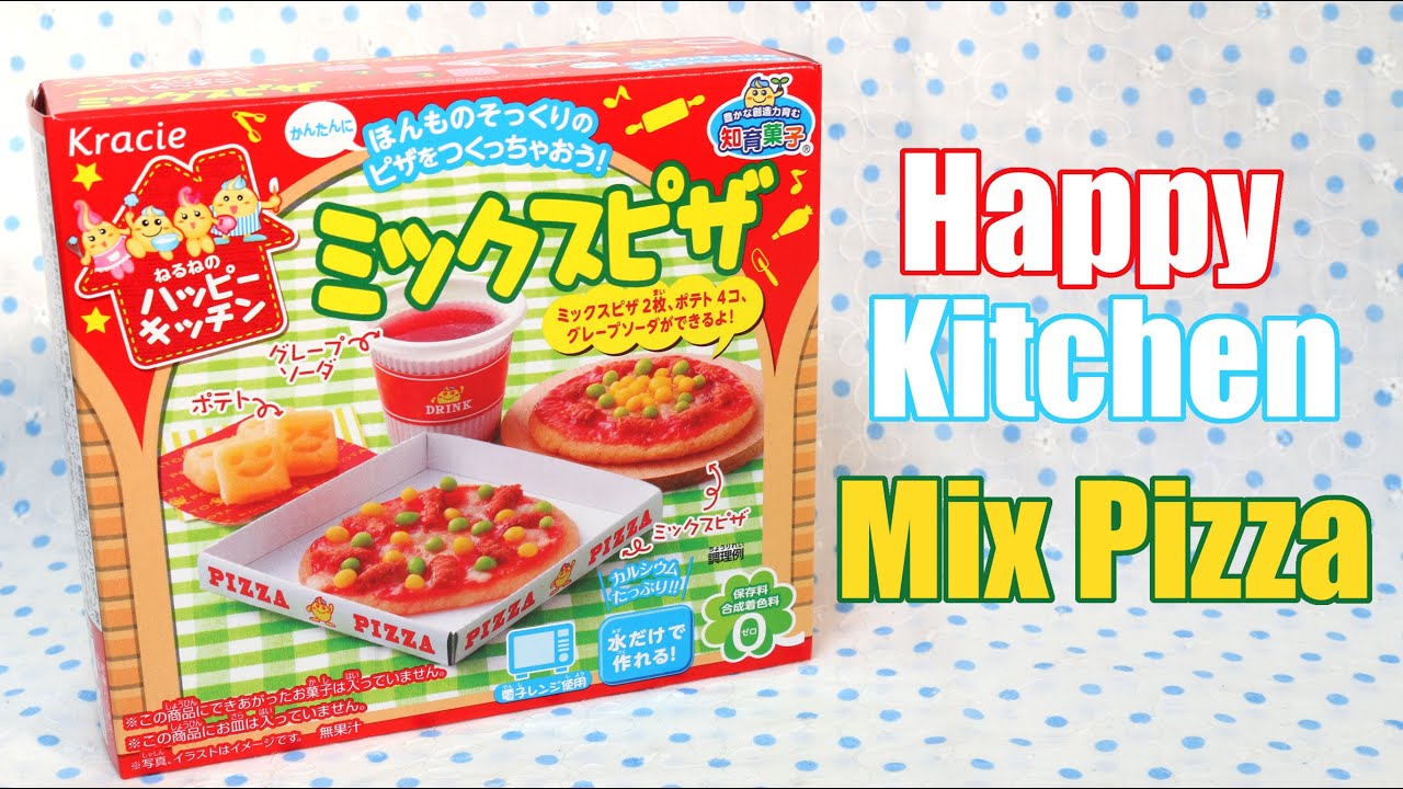 DIY CANDY! HAPPY KITCHEN MIX PIZZA!