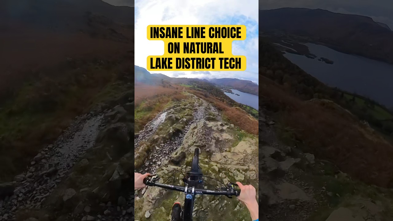 THIS MTB NATURAL TRAIL WAS FLAT OUT FAST WITH TECHY LINE CHOICES! 🚀🚀 Keswick, Lake District 