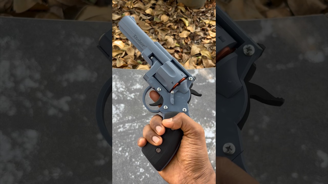 Super Realistic 3D Printed Gun 🔥 #3dprinting #3dprinter