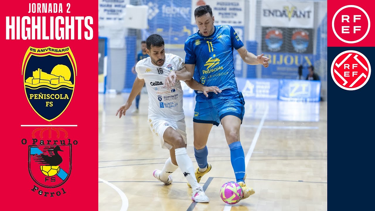 Resumen #PrimeraDivisiónFS | Servigroup Peñíscola 3-4 O Parrulo Ferrol | Jornada 2