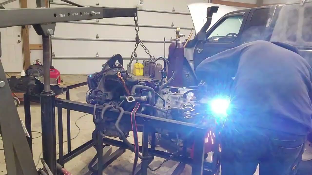 VW TDI motor/stand alone harness test stand build part 1