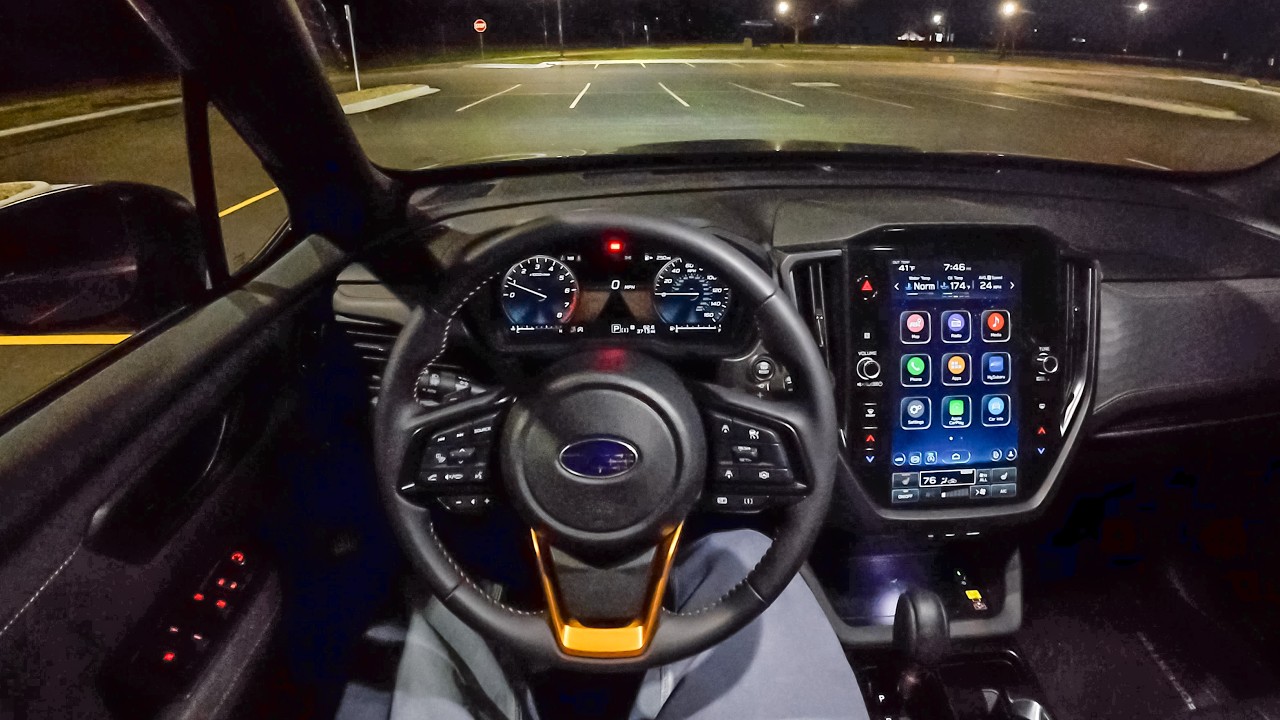 2026 Subaru Forester Wilderness - POV Night Drive (Binaural Audio)
