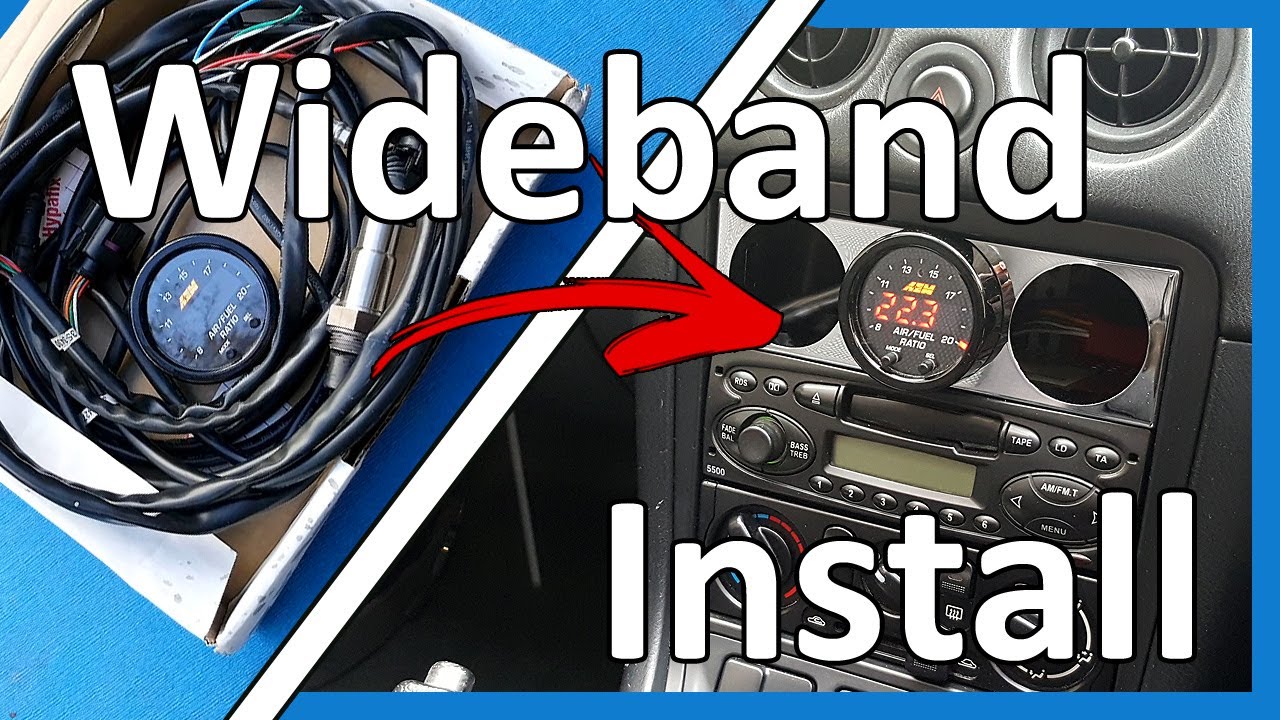 How to Install an AFR Gauge and Wideband Sensor (AEM Series X NB/NBFL) | Supercharging the MX5 Ep 08