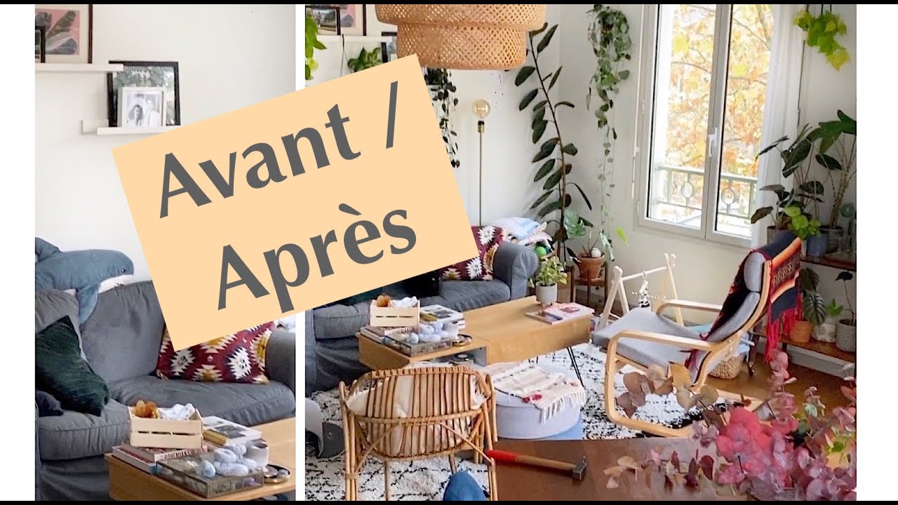 Végétaliser son intérieur : le salon (80 plantes en 5 min, Timelapse) - Emménagement #2